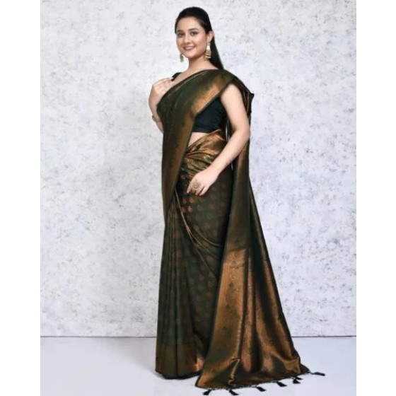 Leaf Digital Printed Georgette Saree
